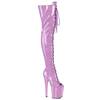 Pleaser - FLAMINGO3021GP Cuissardes à plateforme - Lilas Product image